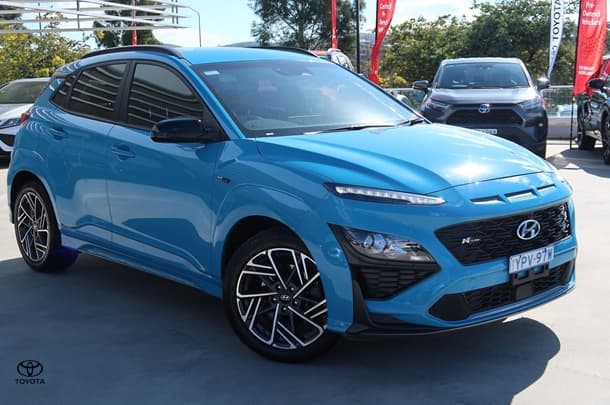 2021 Hyundai Kona N-Line in Blue