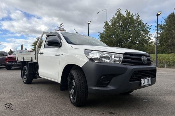 2019 Toyota Hilux Workmate in White