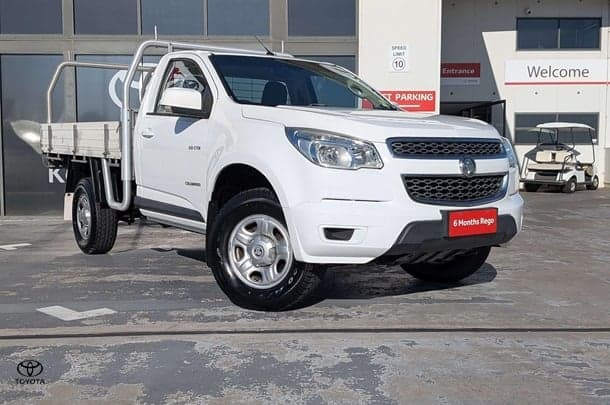 2013 Holden Colorado LX in White