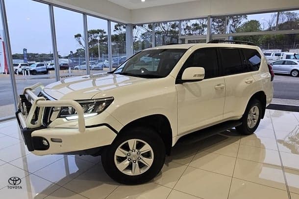 2023 Toyota Landcruiser Prado GXL in White
