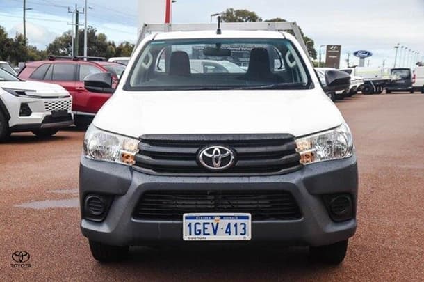 2016 Toyota Hilux Workmate in White