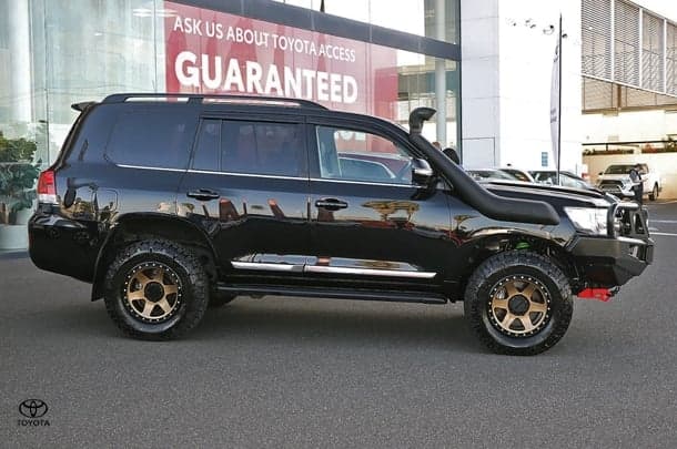 2021 Toyota Landcruiser Sahara in Black
