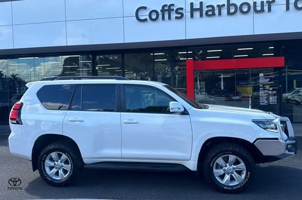 2019 Toyota Landcruiser Prado GXL in White