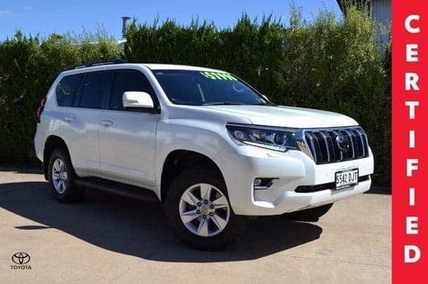 2020 Toyota Landcruiser Prado GXL in White