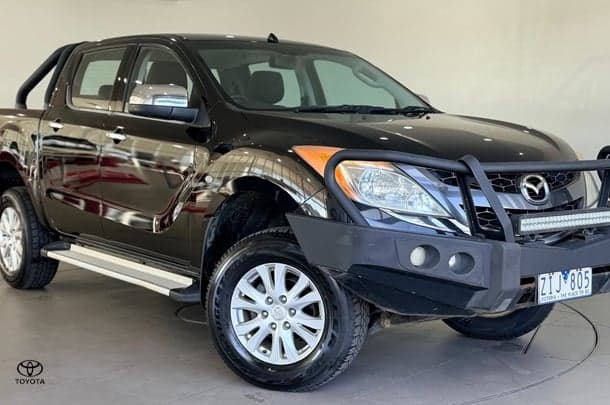 2012 Mazda BT-50 XTR Hi-Rider in Black