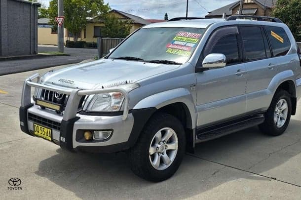 2007 Toyota Landcruiser Prado GXL in Silver