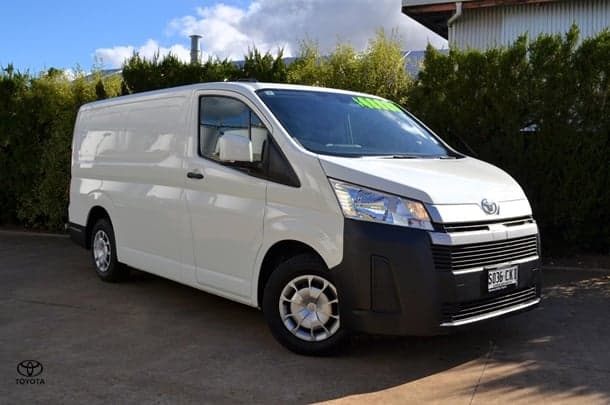 2021 Toyota Hiace LWB in White
