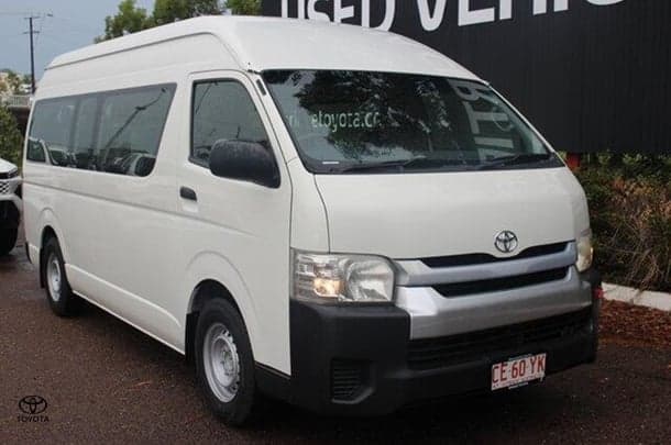 2014 Toyota Hiace Commuter in White
