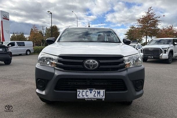 2019 Toyota Hilux Workmate in White