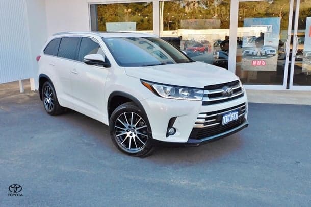 2018 Toyota Kluger Grande AWD in White