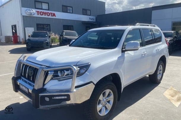 2018 Toyota Landcruiser Prado GXL in White