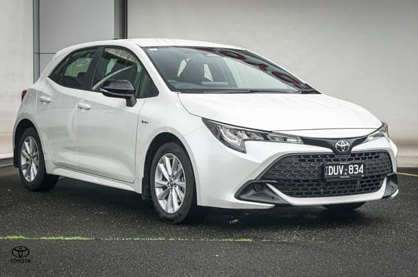 2025 Toyota Corolla Ascent Sport Hybrid in White