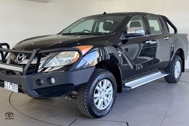 2012 Mazda BT-50 XTR Hi-Rider in Black