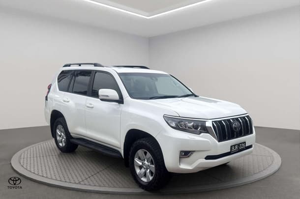 2019 Toyota Landcruiser Prado GXL in White