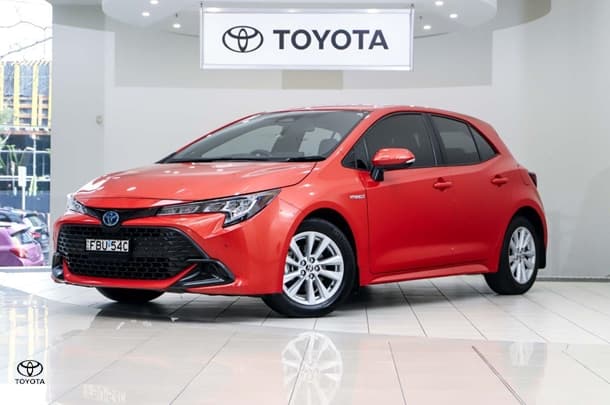 2023 Toyota Corolla Ascent Sport Hybrid in Orange