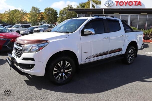 2019 Holden Colorado Storm in White