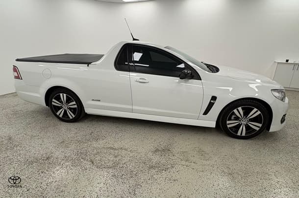 2016 Holden Ute SV6 Black in White