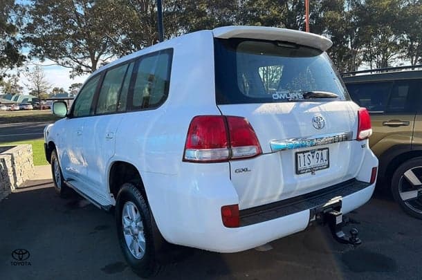 2007 Toyota Landcruiser GXL in White