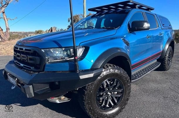 2021 Ford Ranger Raptor X in Black