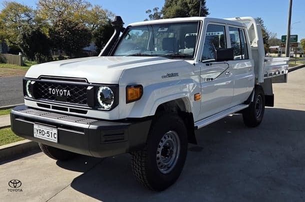 2024 Toyota Landcruiser Workmate in White
