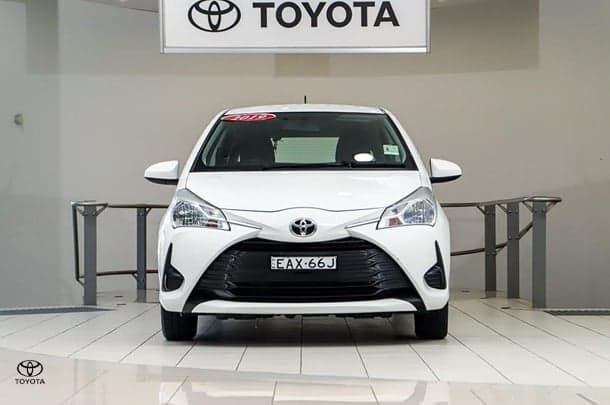 2019 Toyota Yaris Ascent in White