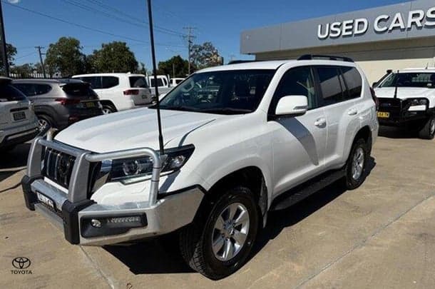 2020 Toyota Landcruiser Prado GXL in White