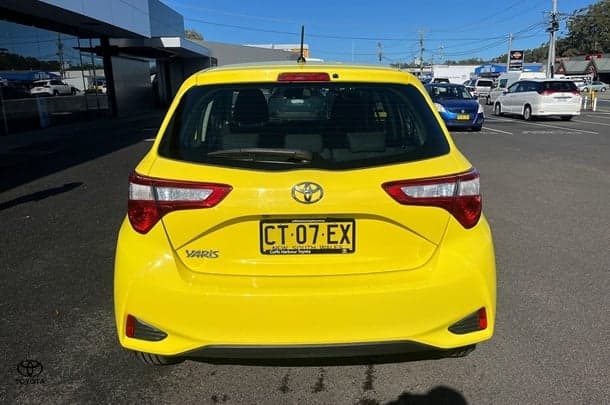 2019 Toyota Yaris Ascent in Yellow