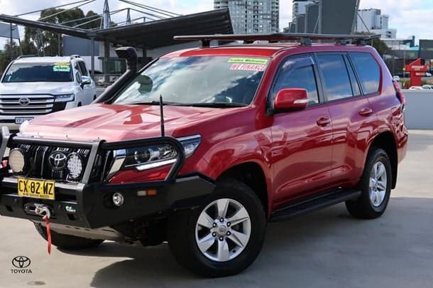 2019 Toyota Landcruiser Prado GXL in Red