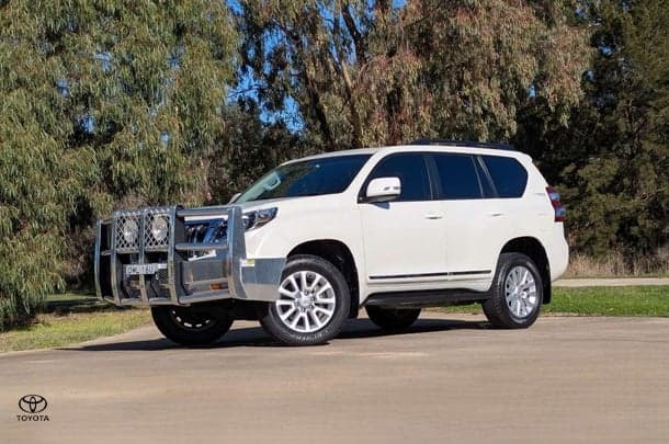 2017 Toyota Landcruiser Prado Altitude in White