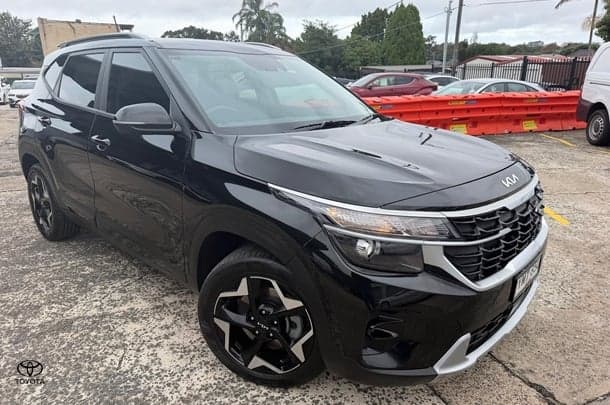 2023 Kia Seltos Sport+ in Fusion Black (Fsb)
