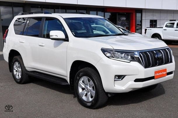 2021 Toyota Landcruiser Prado GXL in White