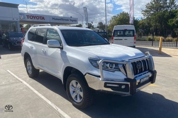 2018 Toyota Landcruiser Prado GXL in White