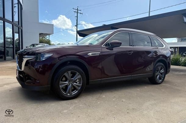 2025 Mazda CX-80 G40e Touring in Red
