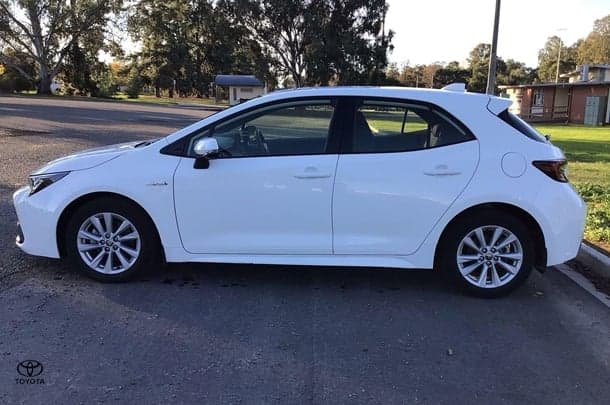 2023 Toyota Corolla Ascent Sport Hybrid in White