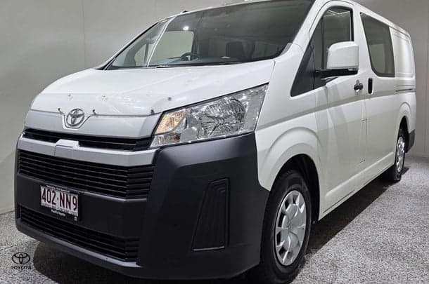 2025 Toyota Hiace LWB in White