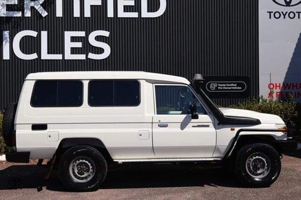 2018 Toyota Landcruiser Workmate Troopcarrier in White