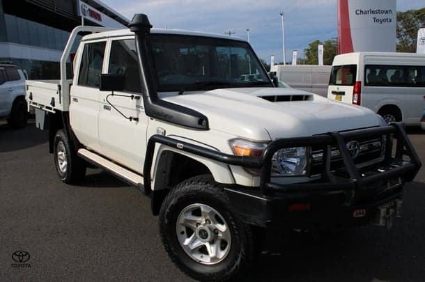 2021 Toyota Landcruiser GXL in White