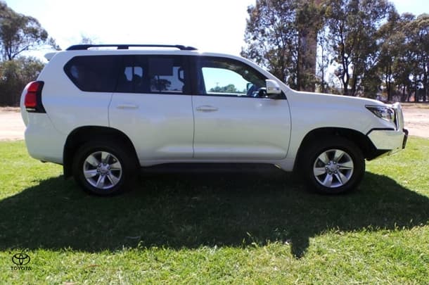 2019 Toyota Landcruiser Prado GXL in White