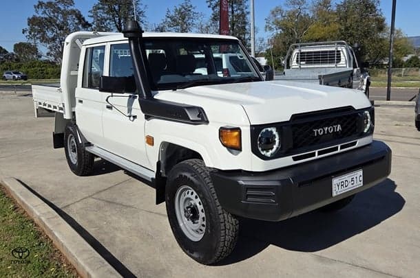 2024 Toyota Landcruiser Workmate in White