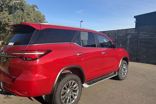 2022 Toyota Fortuner Crusade in Red