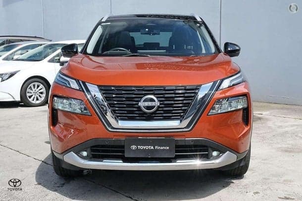 2023 Nissan X-TRAIL Ti in Sunset Orange