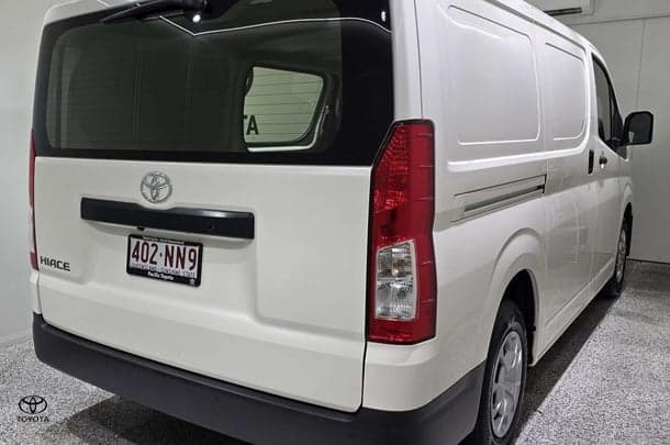 2025 Toyota Hiace LWB in White