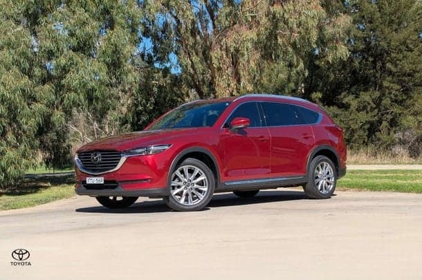 2018 Mazda CX-8 Asaki in Red