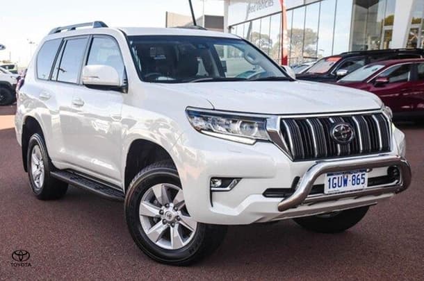 2019 Toyota Landcruiser Prado GXL in White