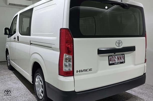 2025 Toyota Hiace LWB in White