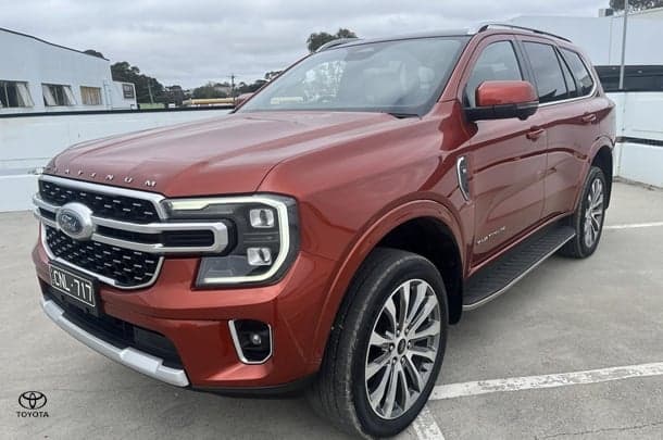 2023 Ford Everest Platinum in Orange