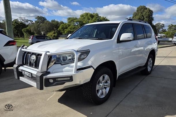 2019 Toyota Landcruiser Prado GXL in White