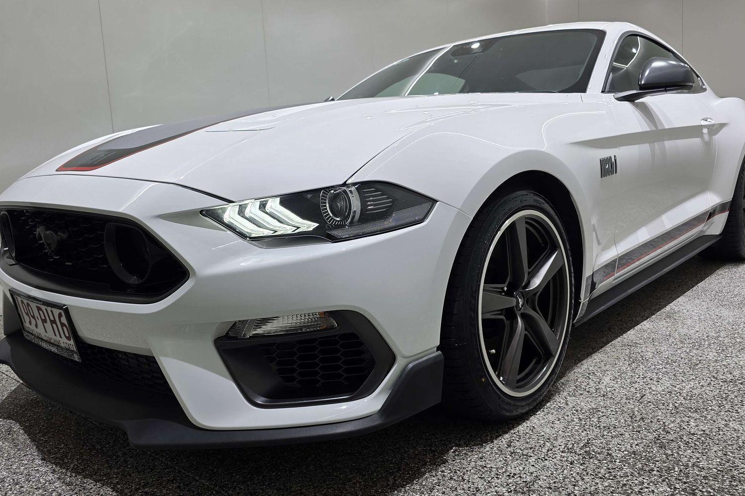 2021 Ford Mustang Mach 1 in White