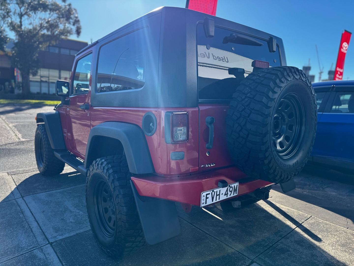 2010 Jeep Wrangler Sport in Red