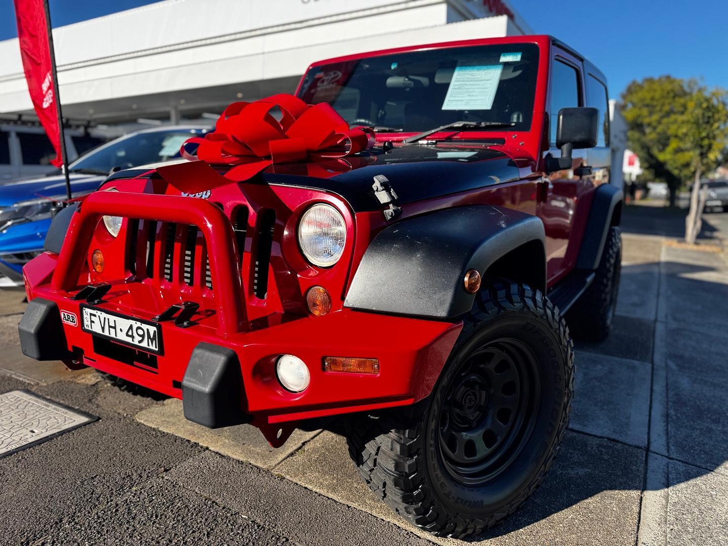 2010 Jeep Wrangler Sport in Red